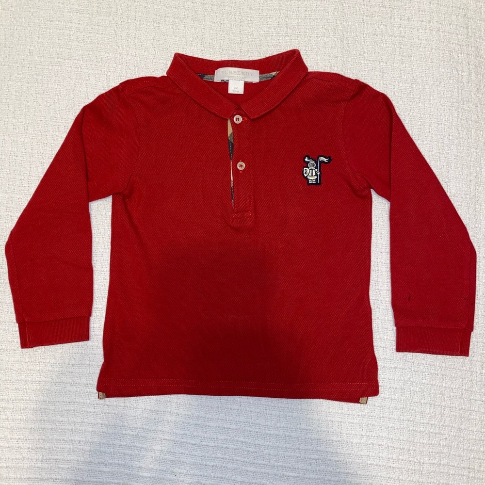 COPY - Burberry Long Sleeve Polo 2Y